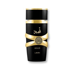 Lattafa Asad EDP 100ml bottle front view without retail box